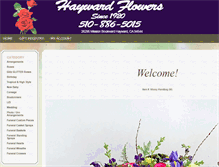Tablet Screenshot of haywardflowers.com